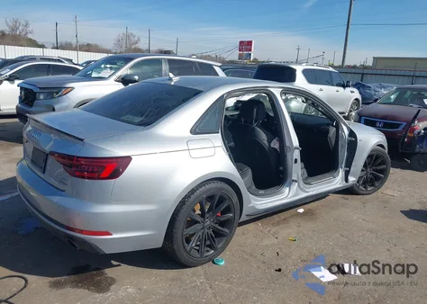 2018 Audi A4 2.0T Premium/2.0T Tech Premium from USA, damaged, VIN WAUENAF49JA100792